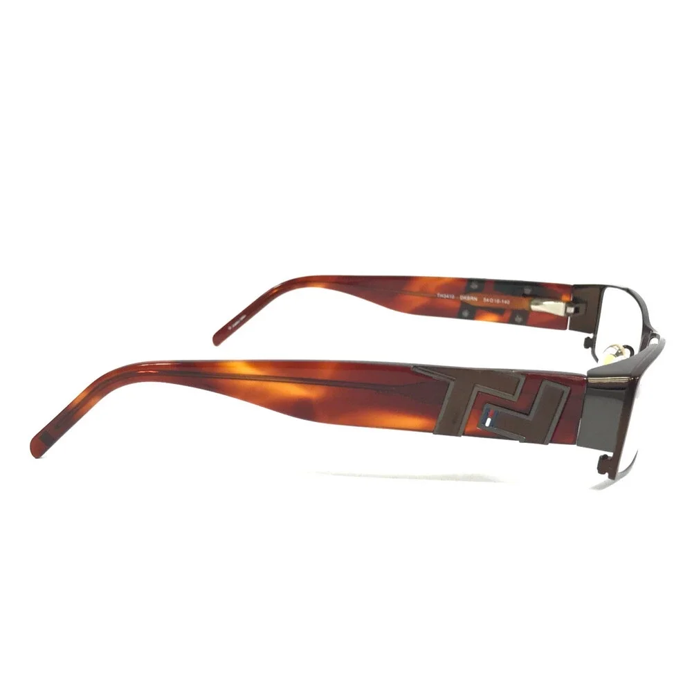 Tommy Hilfiger Eyeglasses Frames TH3410 DKBRN Dark Brown Gunmetal 54-16-140
